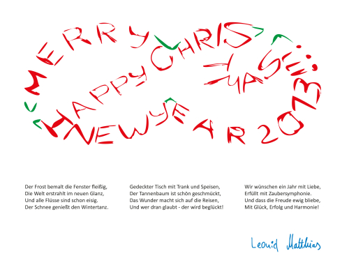 Alles Gute für 2013