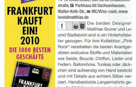 Frankfurt kauft ein! 2010