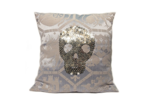 Totenkopf Kissen